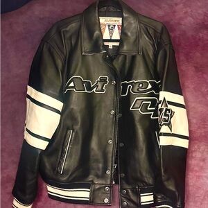 Avirex- Unworn Limited Edition Leather Brooklyn Bomber Jacket